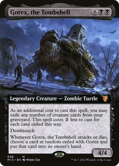 Gorex, the Tombshell (Extended Art) [Innistrad: Midnight Hunt Commander]-1