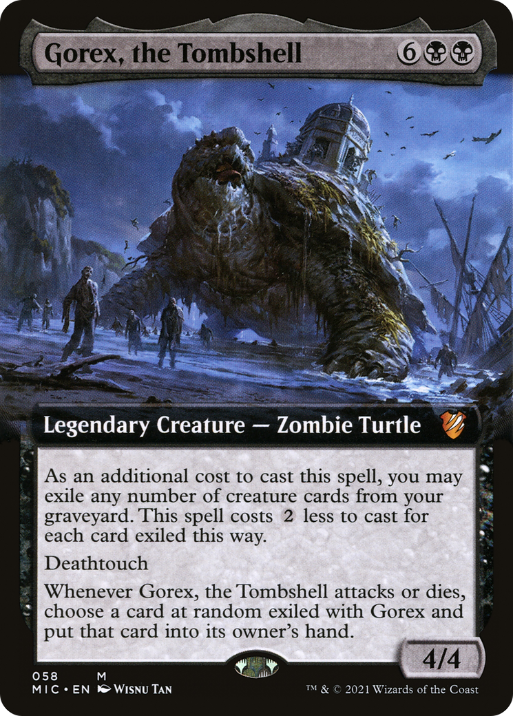 Gorex, the Tombshell (Extended Art) [Innistrad: Midnight Hunt Commander]-1