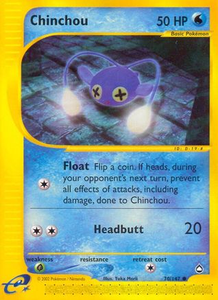 Chinchou (70/147) [Aquapolis]-1