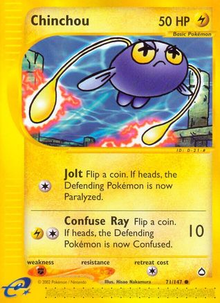 Chinchou (71/147) [Aquapolis]-1