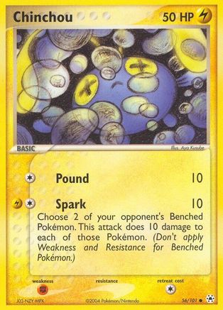 Chinchou (56/101) [EX: Hidden Legends]-1