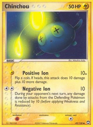 Chinchou (49/108) (Stamped) [EX: Power Keepers]-1