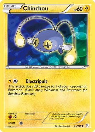 Chinchou (55/149) [Black & White: Boundaries Crossed]-1