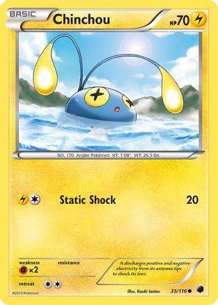 Chinchou (35/116) [Black & White: Plasma Freeze]-1
