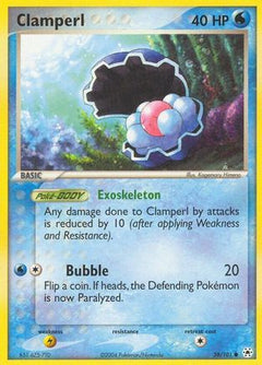 Clamperl (58/101) [EX: Hidden Legends]-1