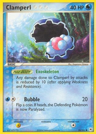 Clamperl (58/101) [EX: Hidden Legends]-1