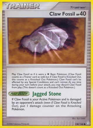 Claw Fossil (138/146) [Diamond & Pearl: Legends Awakened]-1