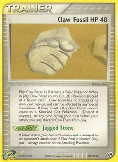 Claw Fossil (90/100) [EX: Sandstorm]-1