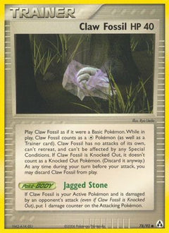 Claw Fossil (78/92) [EX: Legend Maker]-1