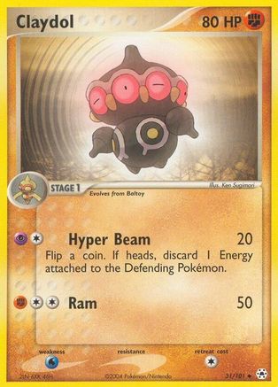 Claydol (31/101) [EX: Hidden Legends]-1