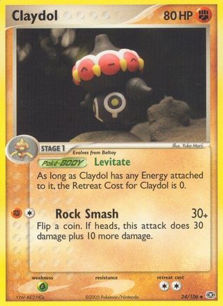 Claydol (24/106) (Stamped) [EX: Emerald]-1