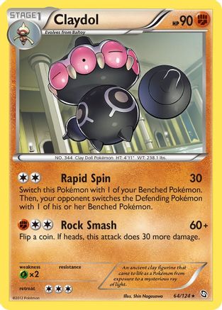 Claydol (64/124) [Black & White: Dragons Exalted]-1
