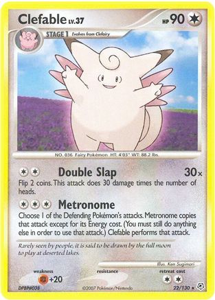 Clefable (22/130) [Diamond & Pearl: Base Set]-1