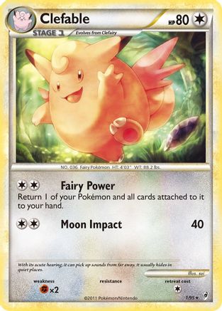 Clefable (1/95) [HeartGold & SoulSilver: Call of Legends]-1