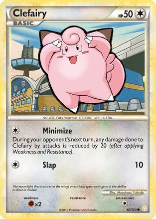Clefairy (60/123) [HeartGold & SoulSilver: Base Set]-1