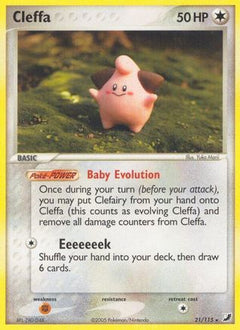 Cleffa (21/115) (Stamped) [EX: Unseen Forces]-1