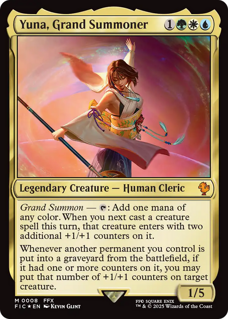 Yuna, Grand Summoner [FINAL FANTASY Commander]-1