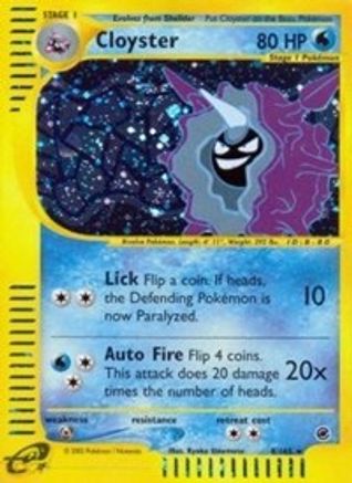 Cloyster (8/165) [Expedition: Base Set]-1