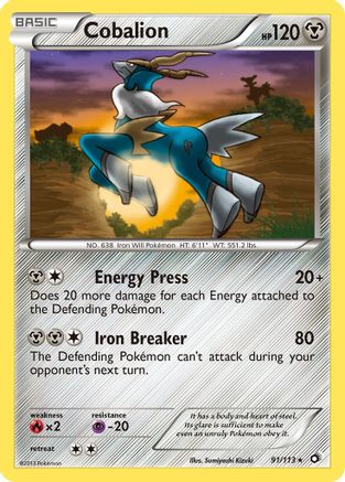 Cobalion (91/113) [Black & White: Legendary Treasures]-1