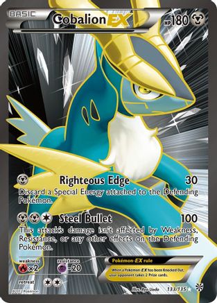 Cobalion EX (133/135) [Black & White: Plasma Storm]-1