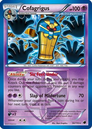 Cofagrigus (56/116) [Black & White: Plasma Freeze]-1