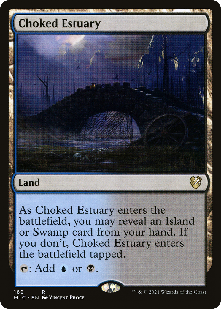 Choked Estuary [Innistrad: Midnight Hunt Commander]-1