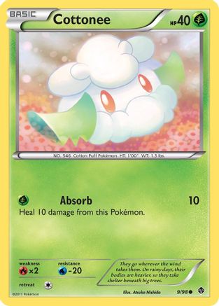 Cottonee (9/98) [Black & White: Emerging Powers]-1