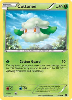 Cottonee (10/98) [Black & White: Emerging Powers]-1