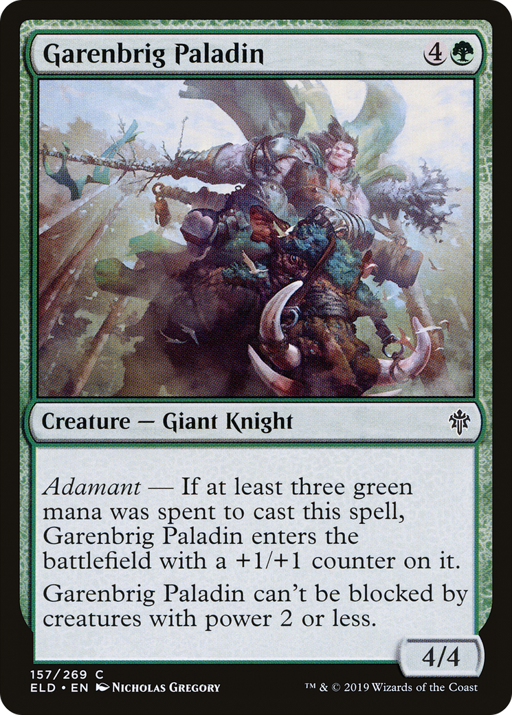Garenbrig Paladin [Throne of Eldraine]-1