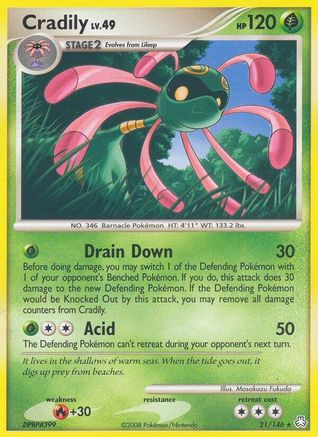 Cradily (21/146) [Diamond & Pearl: Legends Awakened]-1