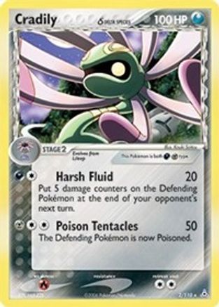Cradily (2/110) (Delta Species) [EX: Holon Phantoms]-1