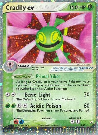 Cradily ex (90/95) [EX: Team Magma vs Team Aqua]-1