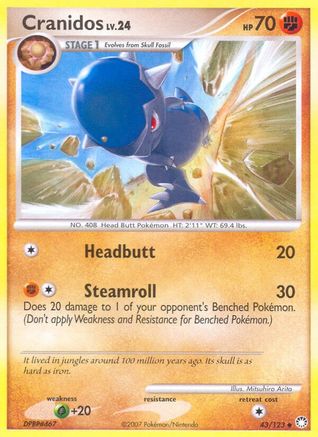 Cranidos (43/123) [Diamond & Pearl: Mysterious Treasures]-1