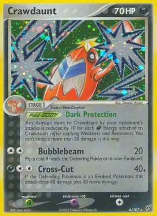 Crawdaunt (6/107) (Stamped) [EX: Deoxys]-1