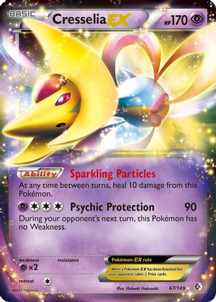 Cresselia EX (67/149) [Black & White: Boundaries Crossed]-1