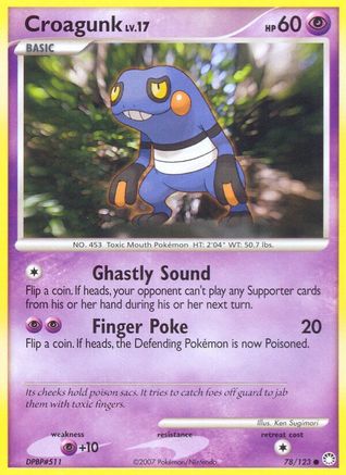 Croagunk (78/123) [Diamond & Pearl: Mysterious Treasures]-1