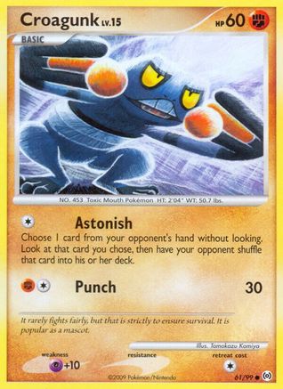 Croagunk (61/99) [Platinum: Arceus]-1