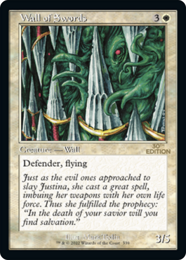 Wall of Swords (Retro Frame) (30A-339) - 30th Anniversary Edition-1