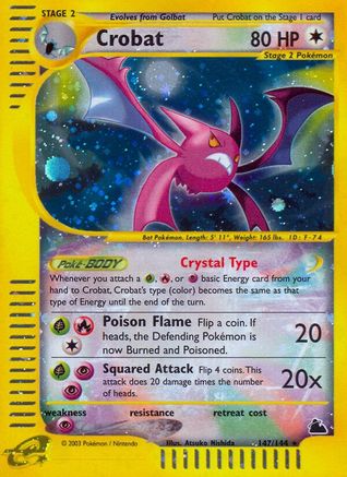 Crobat (147/144) [Skyridge]-1