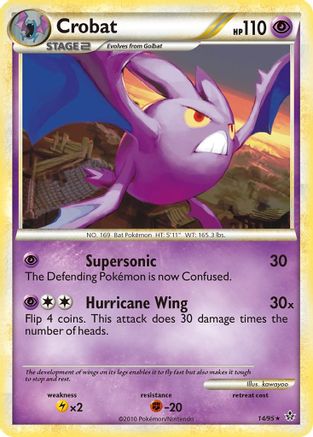 Crobat (14/95) [HeartGold & SoulSilver: Unleashed]-1