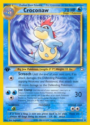 Croconaw (31/111) [Neo Genesis Unlimited]-1