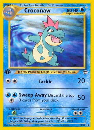 Croconaw (32/111) [Neo Genesis Unlimited]-1