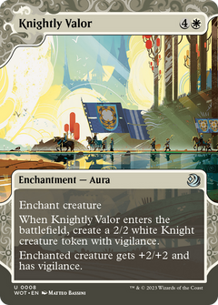 Knightly Valor [Wilds of Eldraine: Enchanting Tales]-1
