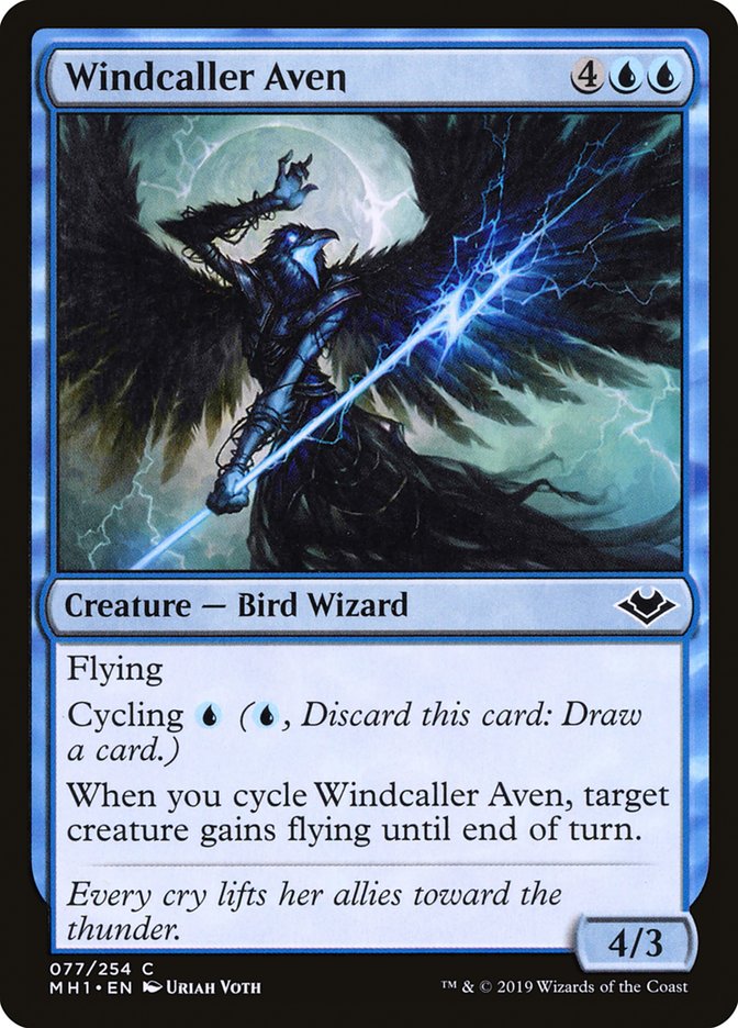 Windcaller Aven [Modern Horizons]-1