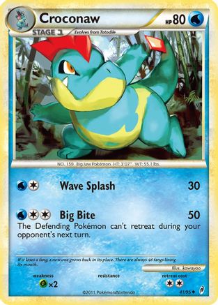 Croconaw (41/95) [HeartGold & SoulSilver: Call of Legends]-1