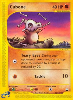 Cubone (72/147) [Aquapolis]-1