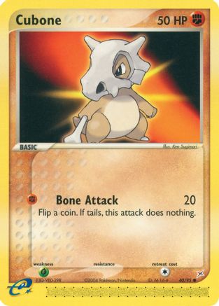 Cubone (40/95) [EX: Team Magma vs Team Aqua]-1