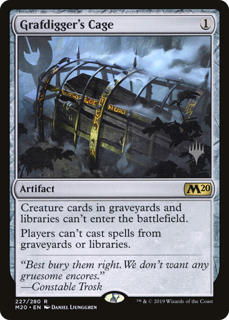 Grafdigger's Cage (Promo Pack) [Core Set 2020 Promos]-1