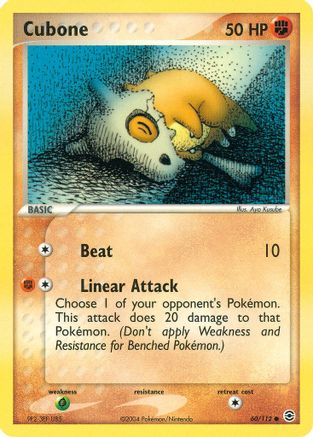 Cubone (60/112) [EX: FireRed & LeafGreen]-1