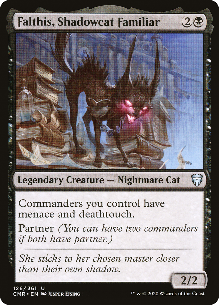 Falthis, Shadowcat Familiar [Commander Legends]-1